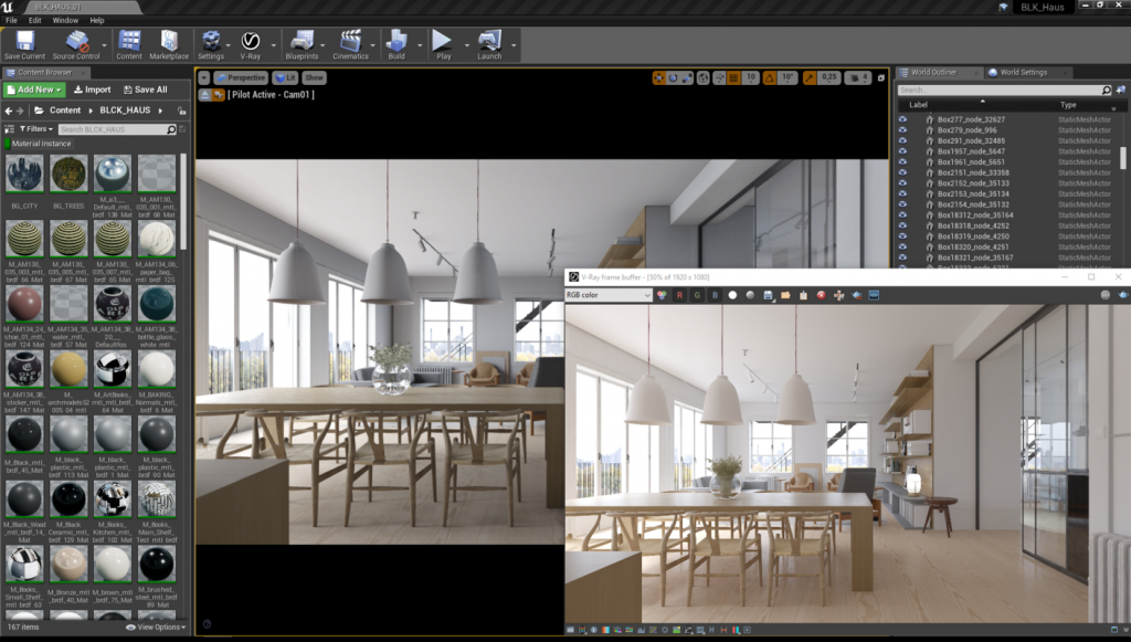 V-Ray for Unreal phiên bản Beta chính thức phát hành