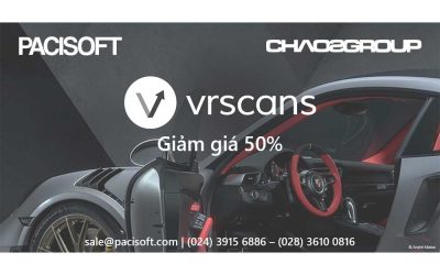 Giảm giá 50% VRscans cho khách hàng đã mua V-Ray Next